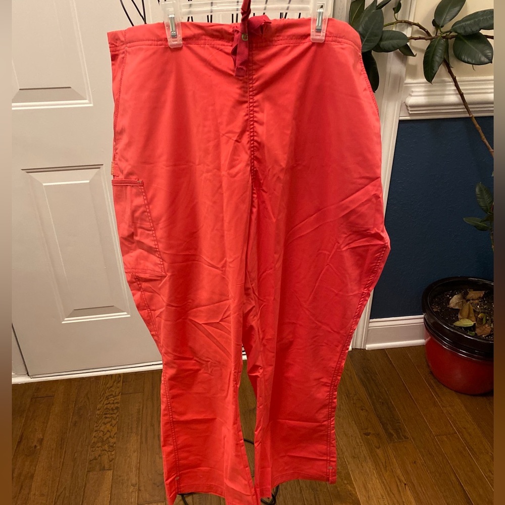 New Wonder Flex wink 3xl Petite Papaya Pink Pants scrub bottoms women ladies